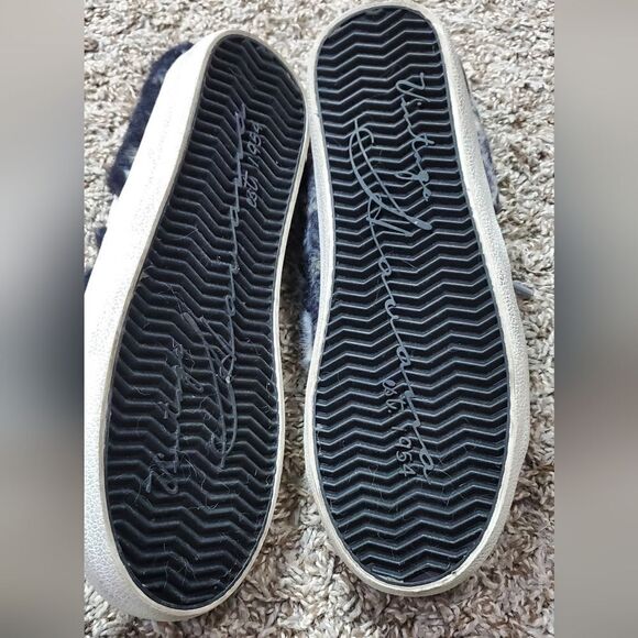 Vintage Havana Gray & Black Faux Fur Snakeskin Slip on Sneakers - Picture 5 of 7